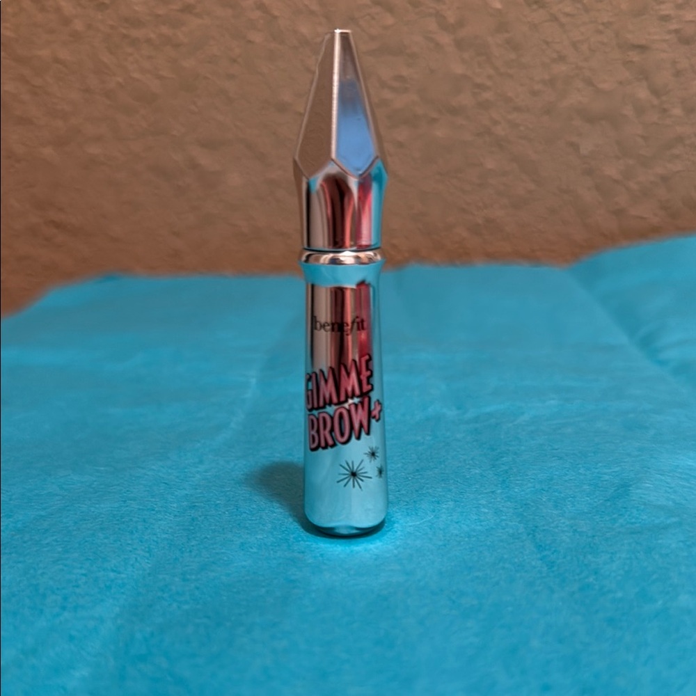 New Benefit Gimme Brow.  Full size Brow volumizing fiber gel. Color 4 Deep Brown